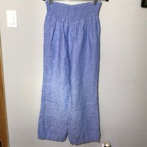 Sigrid Olsen 100% linen pants